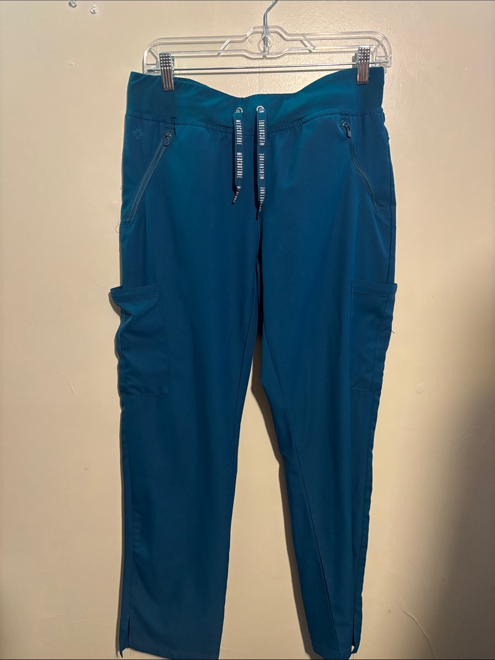 Women’s Teal Drawstring Scrub Bottoms